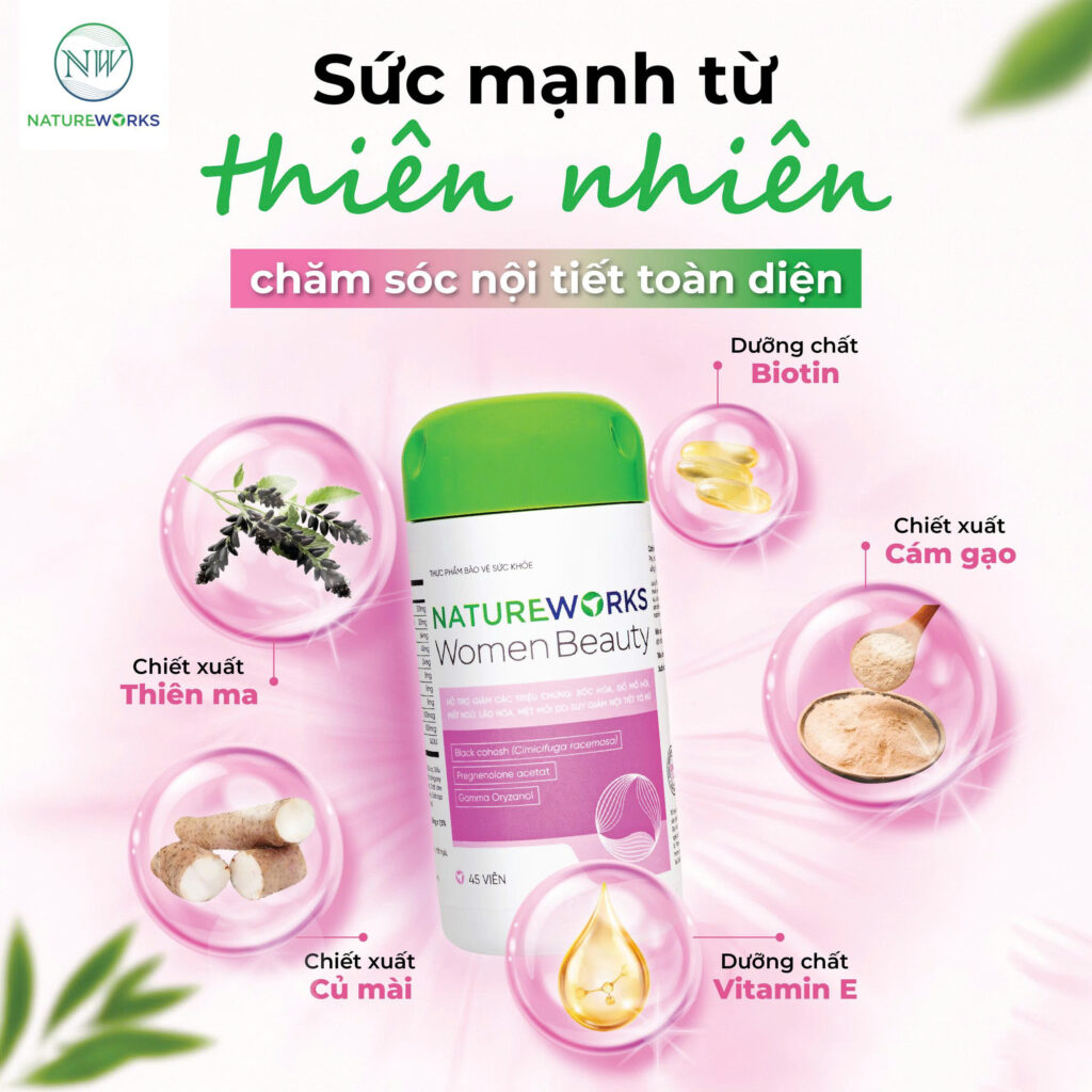 Viên uống nội tiết natureworks women beauty