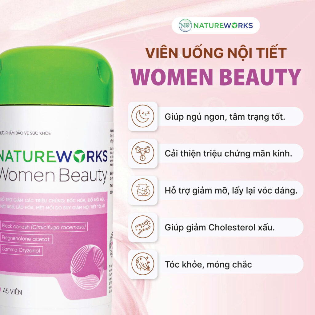 Viên uống nội tiết natureworks women beauty